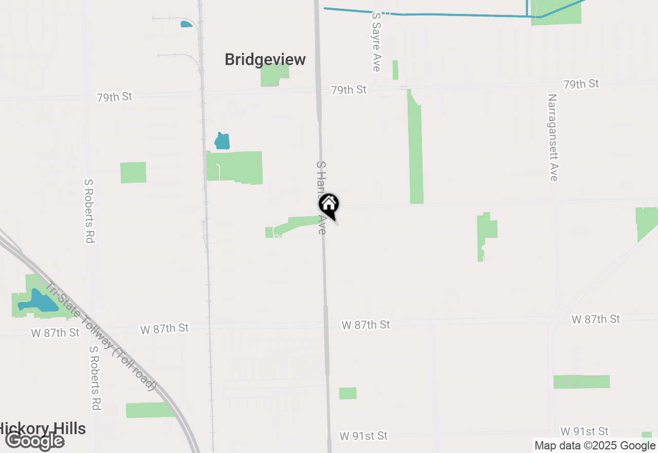 Map of 8333 S Harlem Avenue, Bridgeview, IL 60455