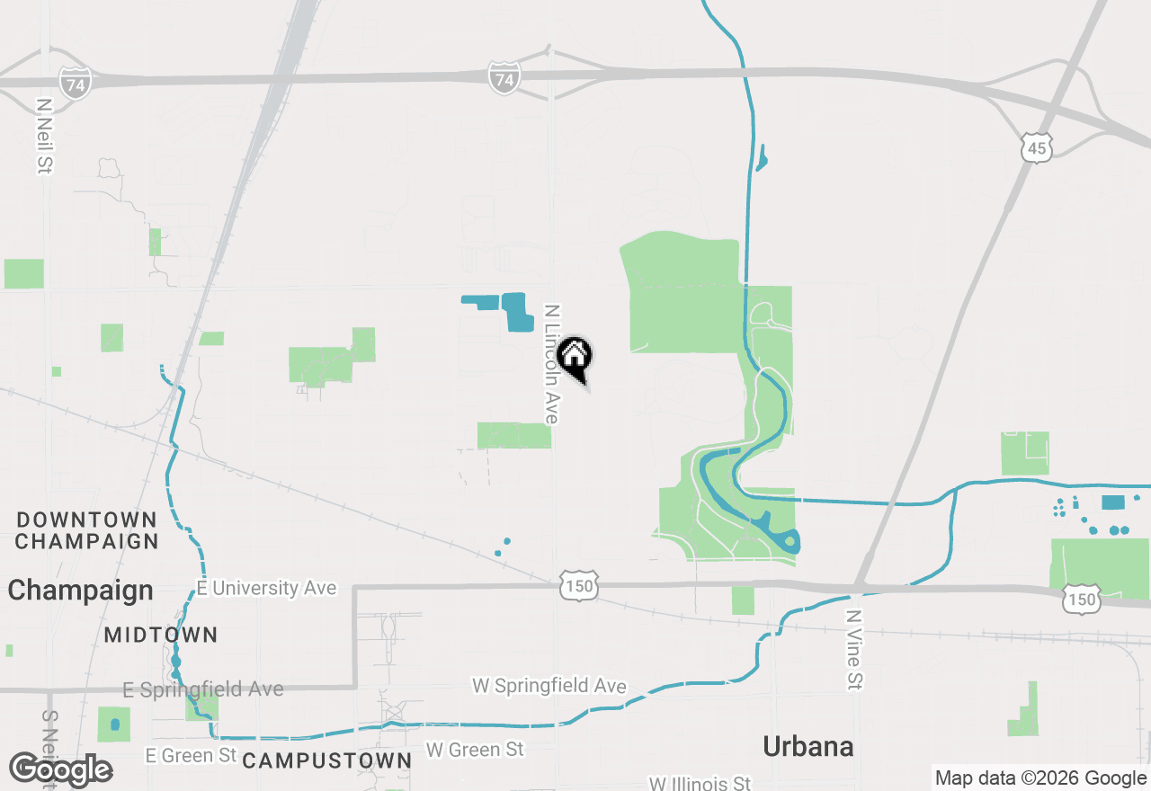 Map of 1207 N Linview Avenue, Urbana, IL 61801