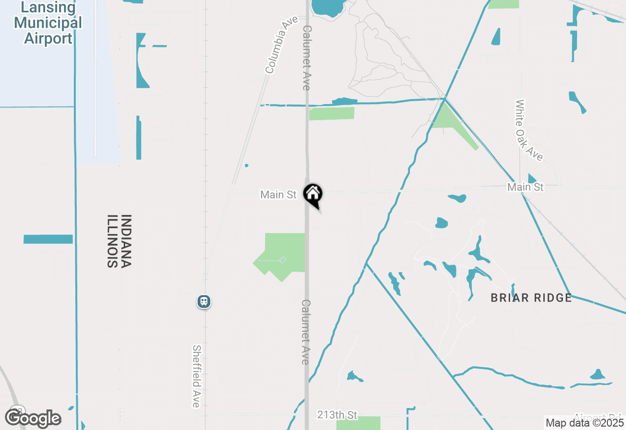 Map of 548 Briarwood Drive, Dyer, IN 46311