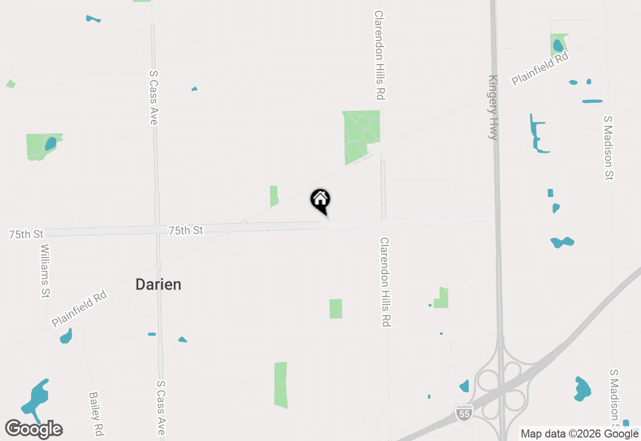 Map of 7425 Brookdale Drive #107, Darien, IL 60561