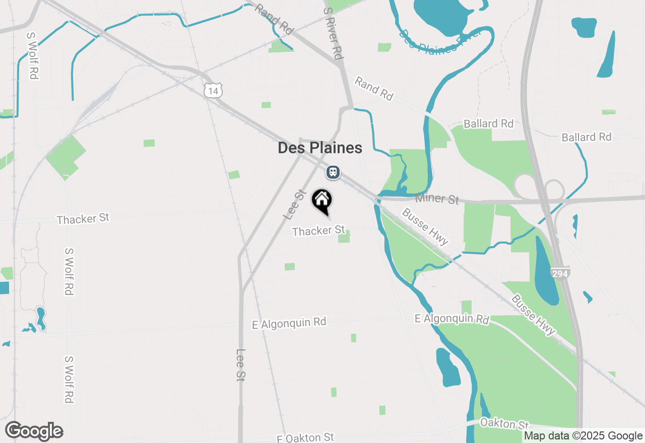 Map of 835 Pearson Street #501, Des Plaines, IL 60016