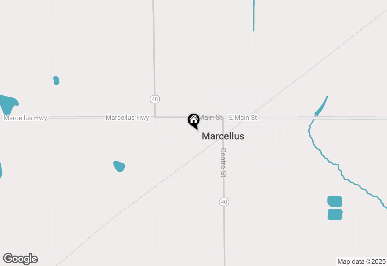 Map of 278 W Arbor Street, Marcellus, MI 49067