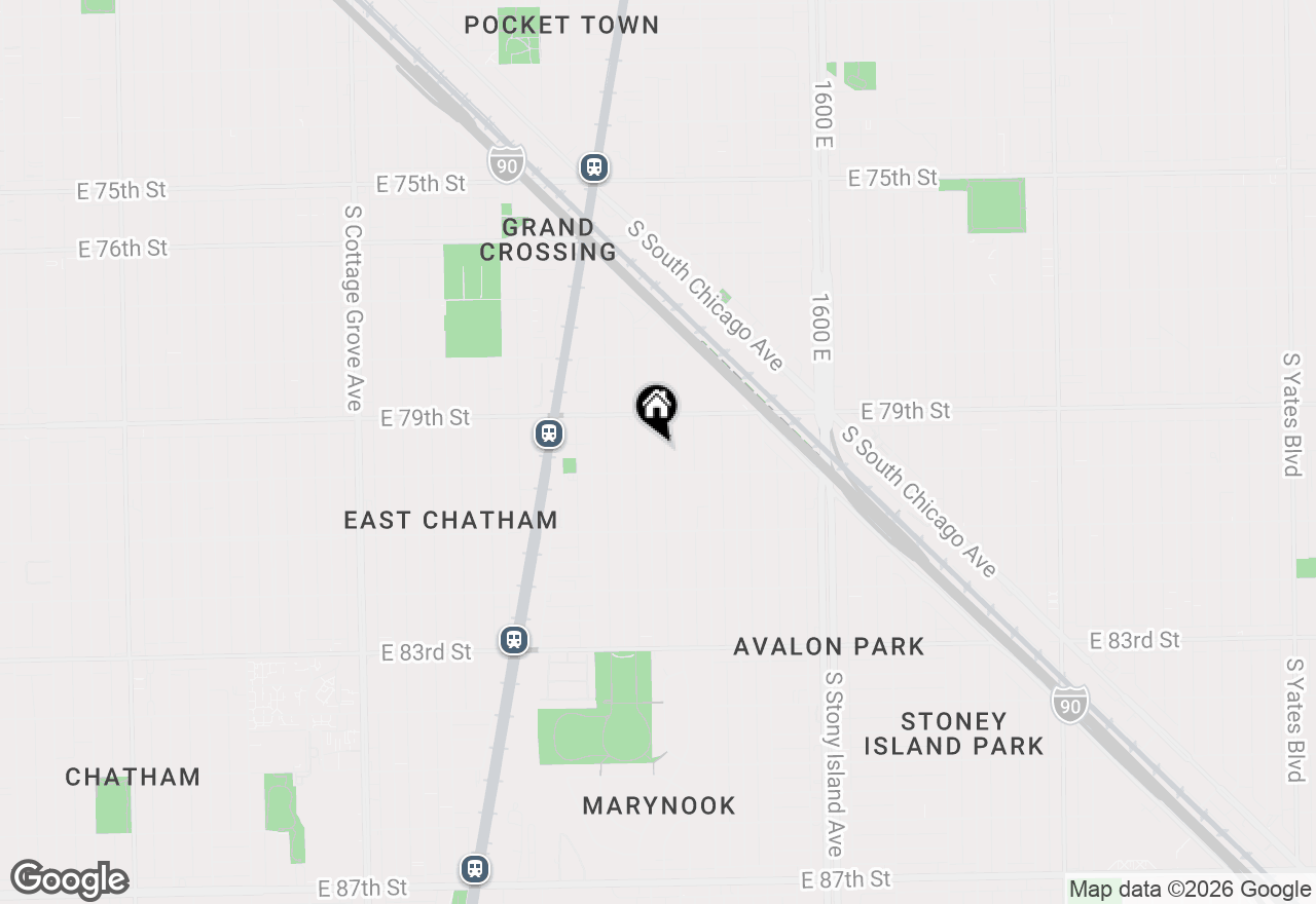 Map of 7935 S Kimbark Avenue, Chicago, IL 60619