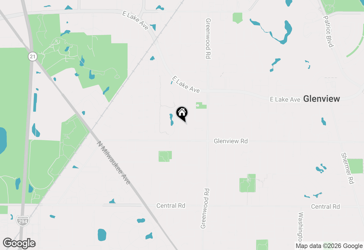 Map of 1041 Longmeadow Drive, Glenview, IL 60025