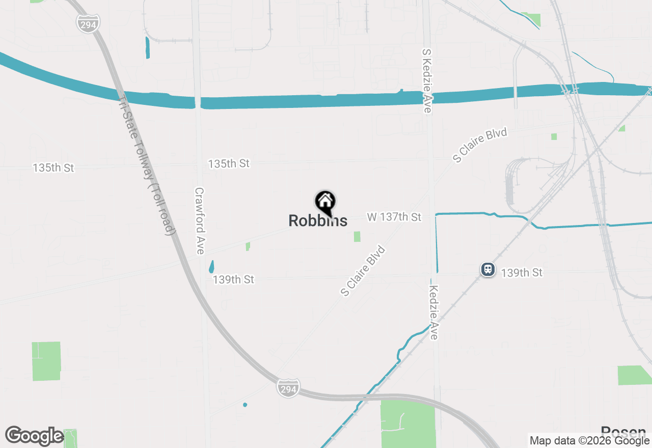 Map of 3535 W 137th Street, Robbins, IL 60472