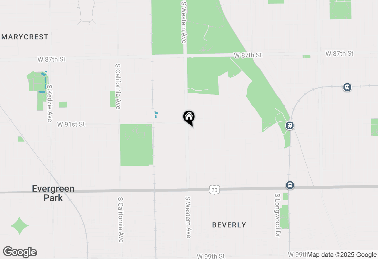 Map of 9121 S Western Avenue, Chicago, IL 60643