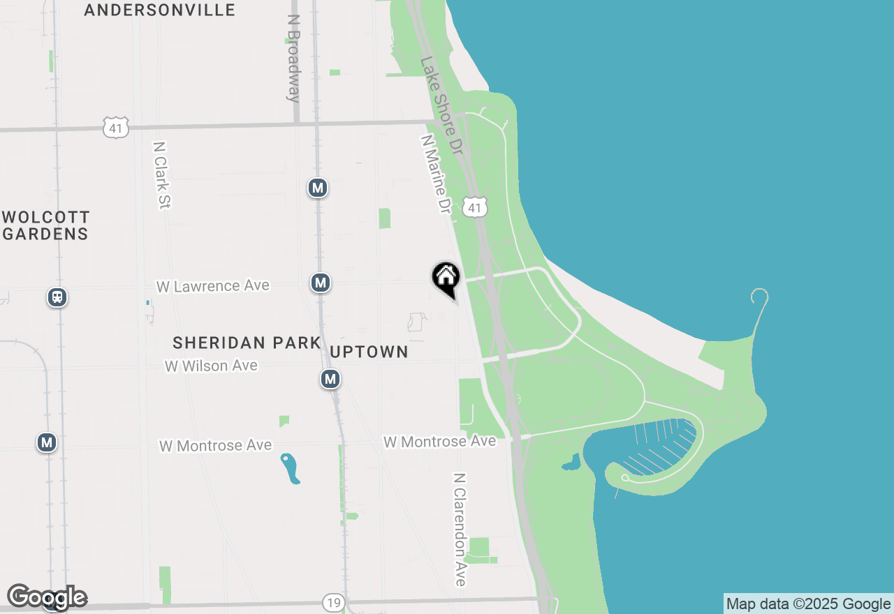 Map of 817 W Lakeside Place #502, Chicago, IL 60640