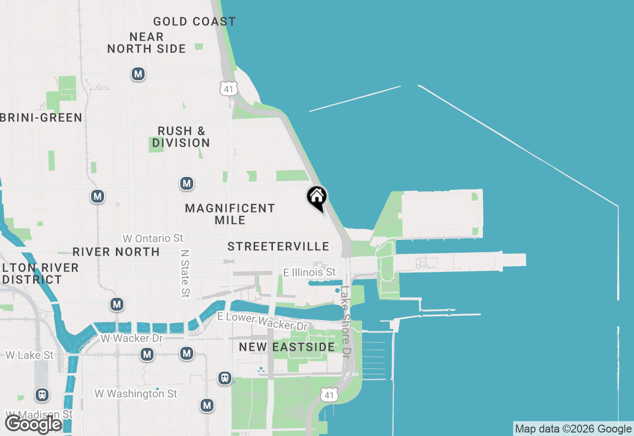 Map of 680 N Lake Shore Drive #1219, Chicago, IL 60611