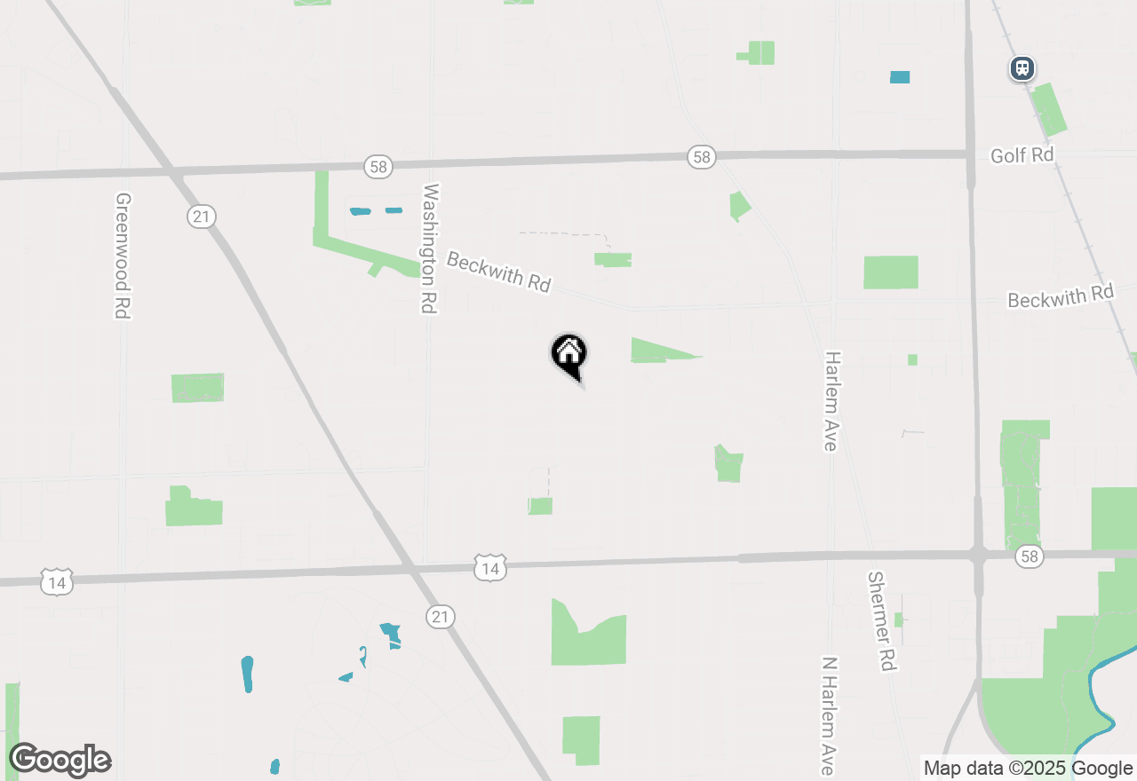 Map of 7713 Arcadia Street, Morton Grove, IL 60053