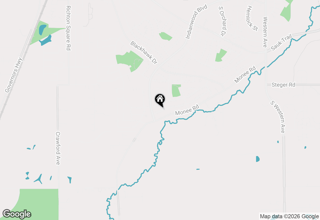 Map of 188 Nanti Street, Park Forest, IL 60466
