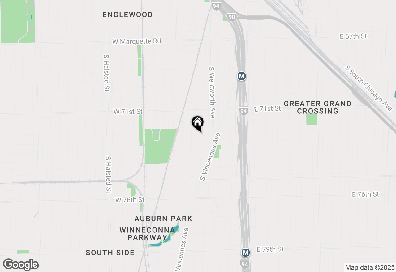 Map of 7225 S Princeton Avenue, Chicago, IL 60621