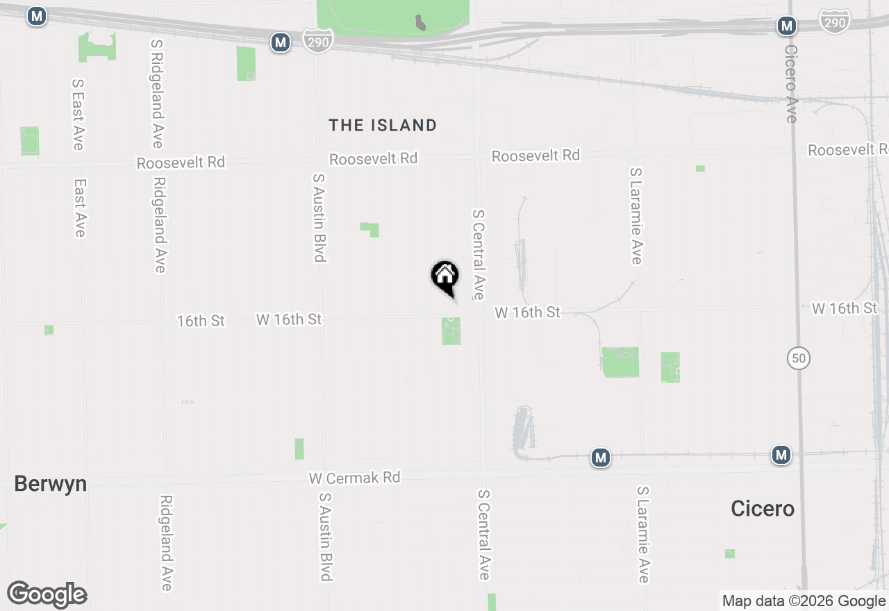 Map of 1537 S 57th Avenue, Cicero, IL 60804