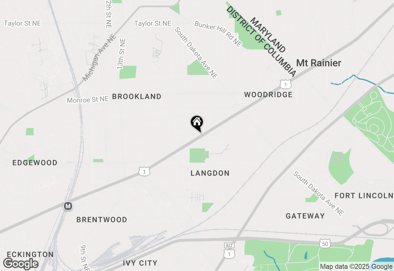 Map of 1818 Rhode Island Avenue Ne #4, Washington, DC 20018