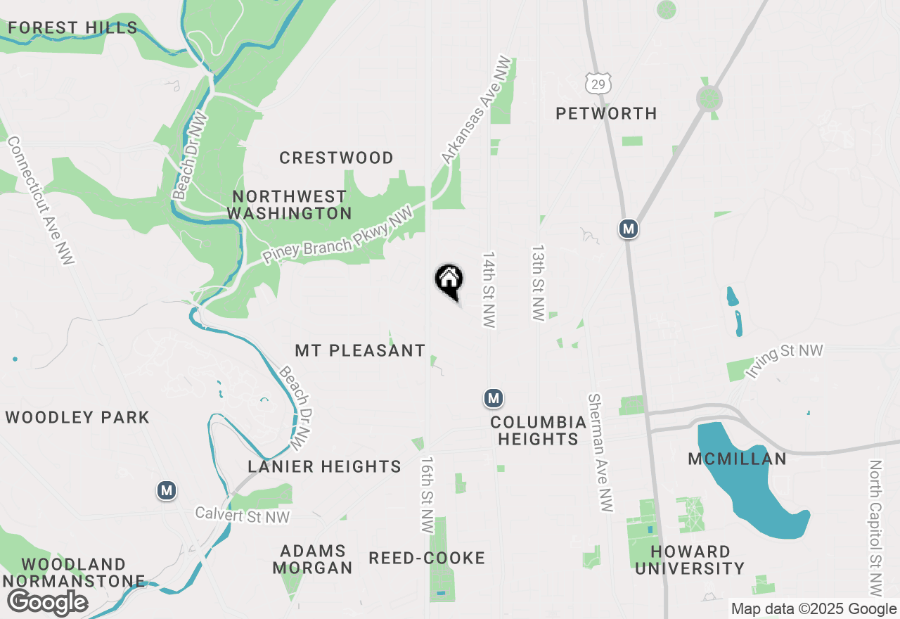Map of 1495 Newton Street Nw #401, Washington, DC 20010