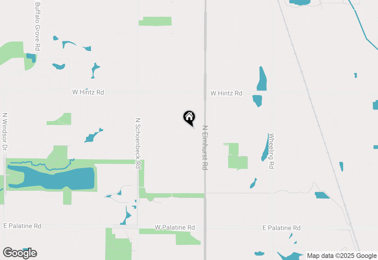 Map of 10 N Wildwood Drive, Prospect Heights, IL 60070