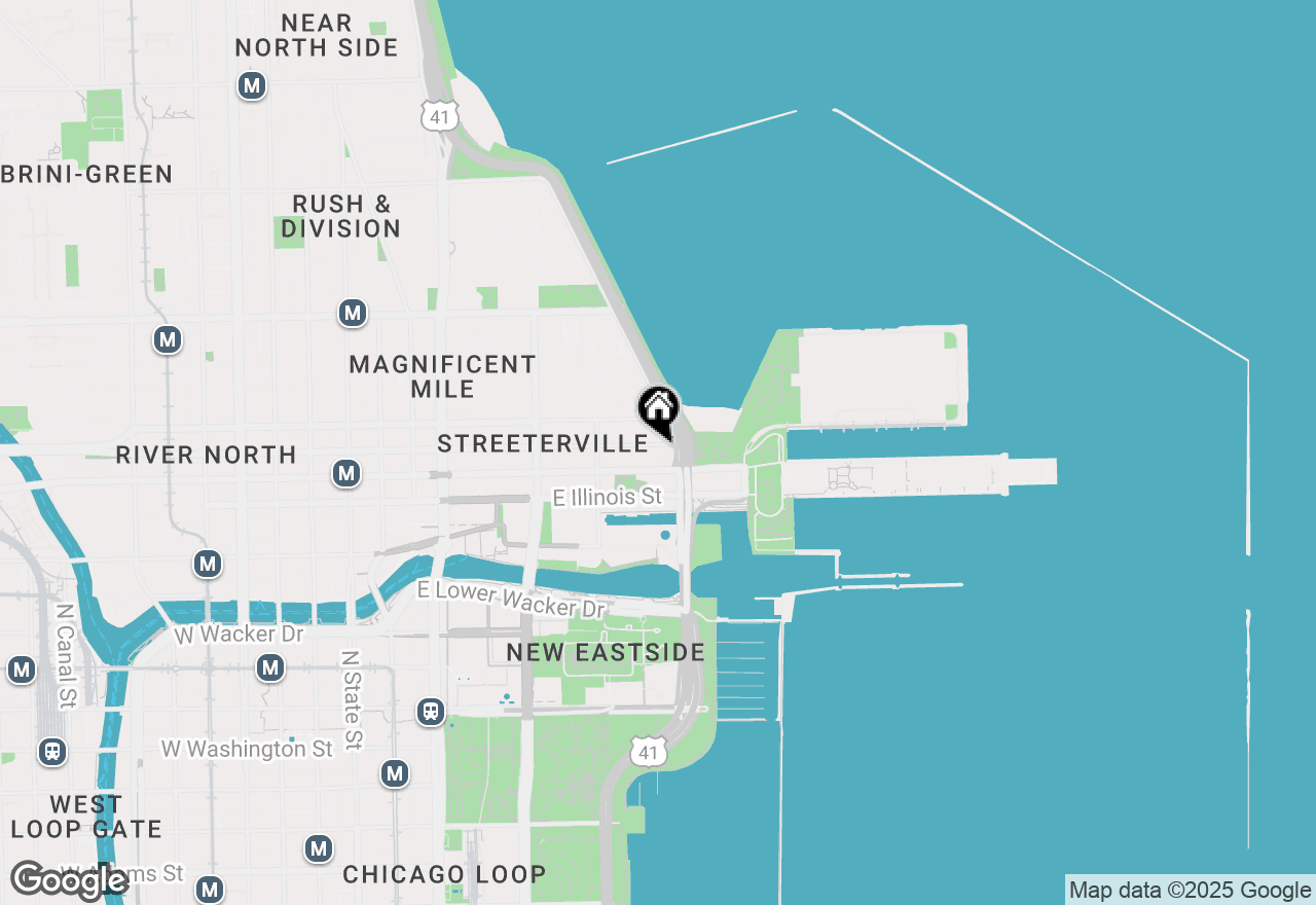 Map of 540 N Lake Shore Drive #708, Chicago, IL 60611