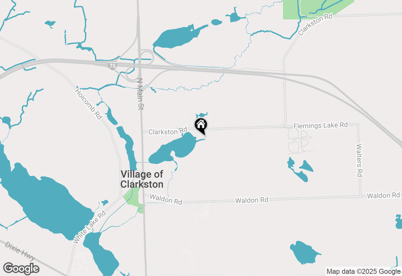 Map of 6823 Park Lake Drive, Clarkston, MI 48346