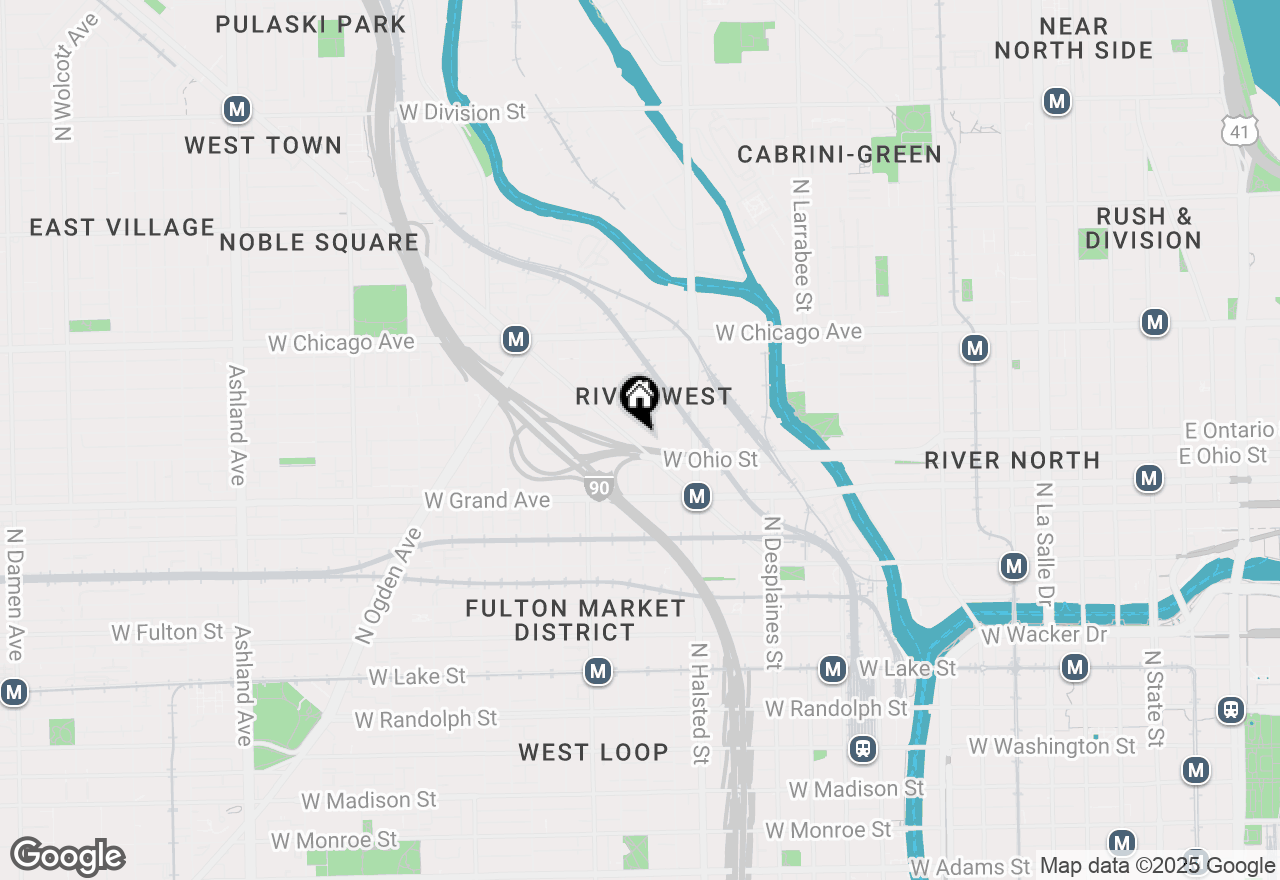 Map of 859 W Erie Street #309, Chicago, IL 60642