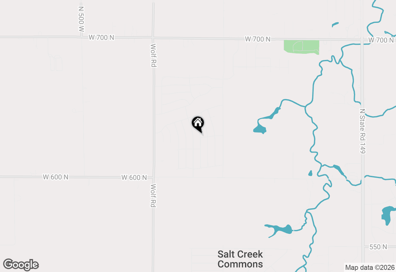 Map of 632 Old Forge Road, Valparaiso, IN 46385