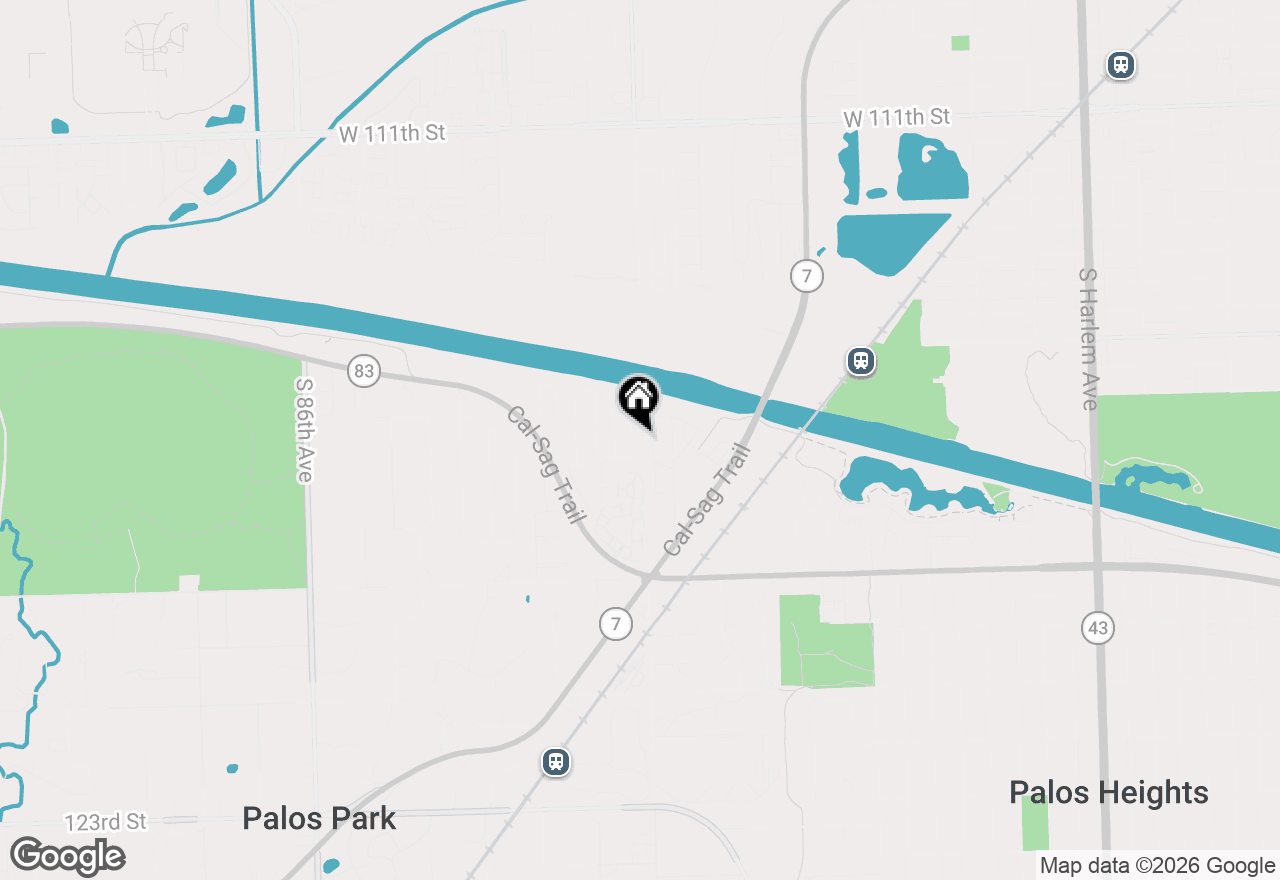 Map of 11553 Autobahn Drive E #201, Palos Park, IL 60464