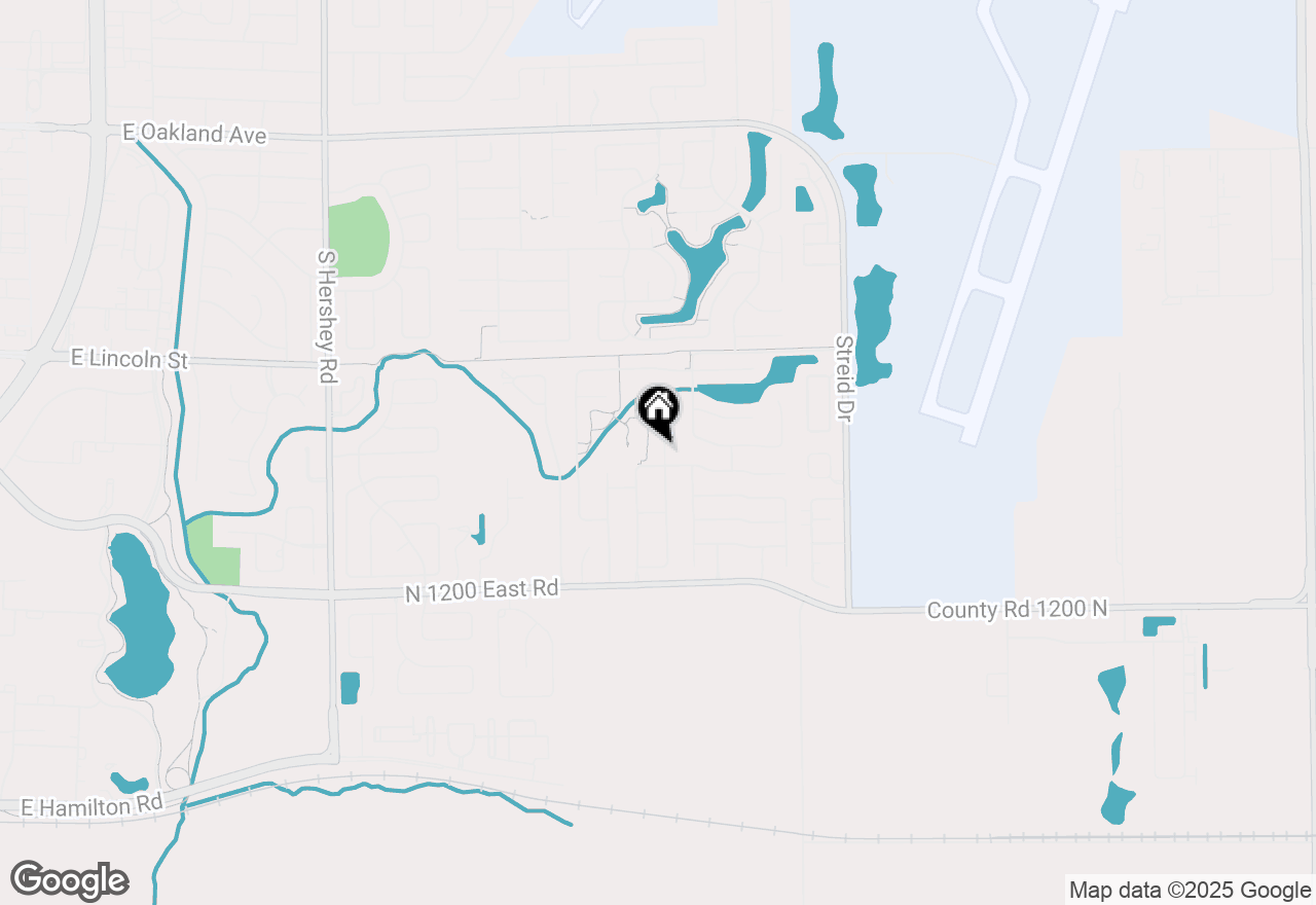 Map of 21 Cashel Drive, Bloomington, IL 61704