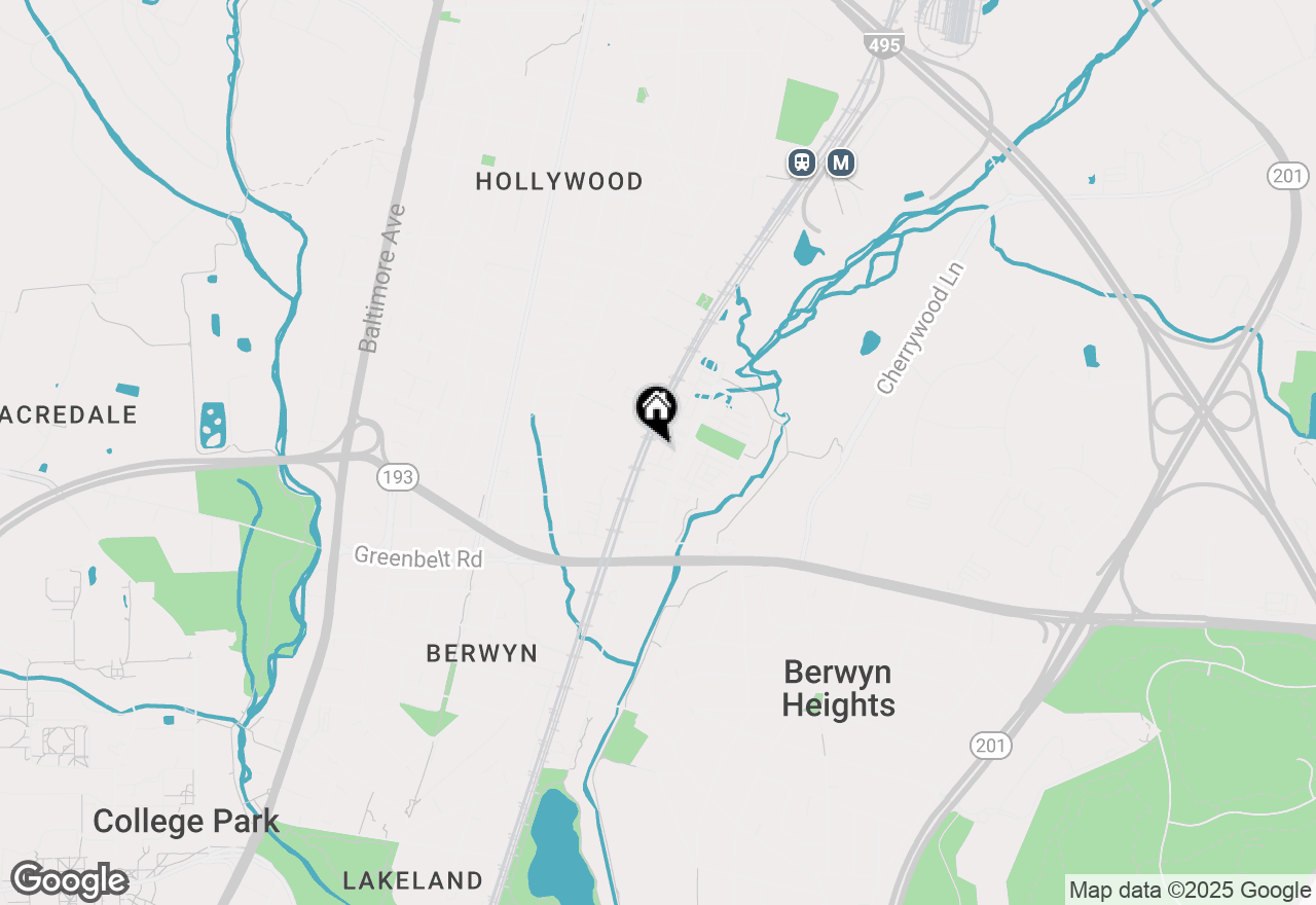 Map of 8114 Miner Street, Greenbelt, MD 20770