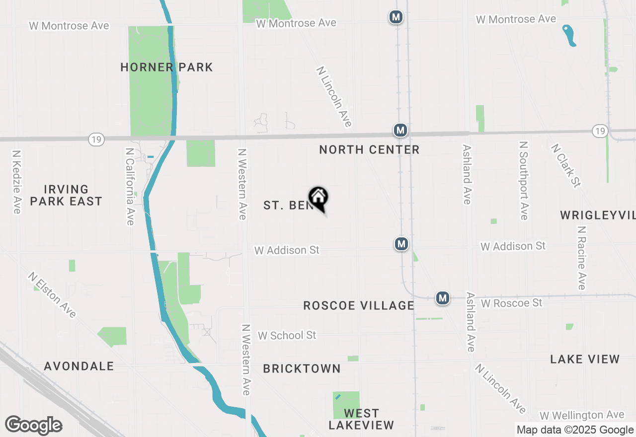 Map of 2120 W Waveland Avenue, Chicago, IL 60618