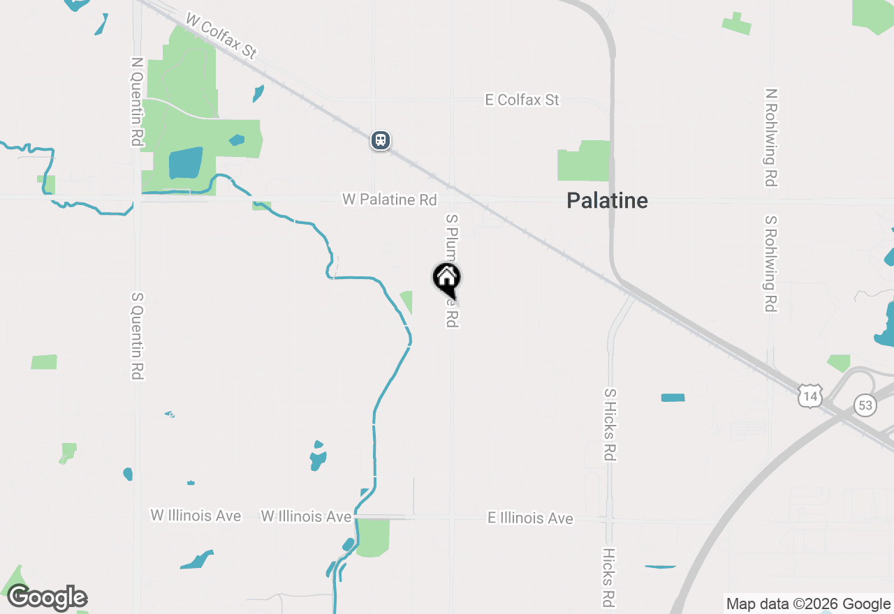 Map of 226 S Plum Grove Road, Palatine, IL 60067