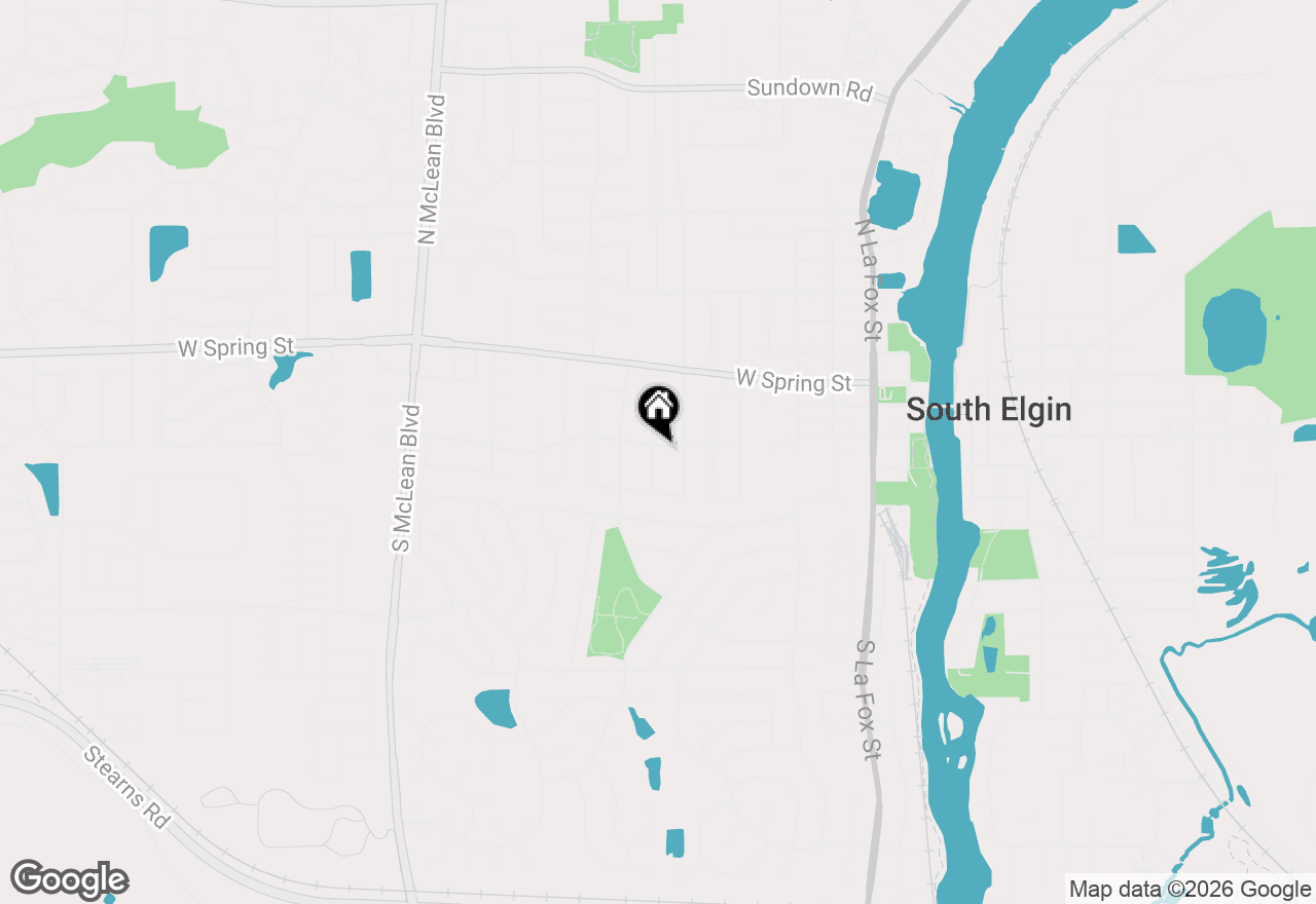 Map of 745 Sunbury Road, South Elgin, IL 60177
