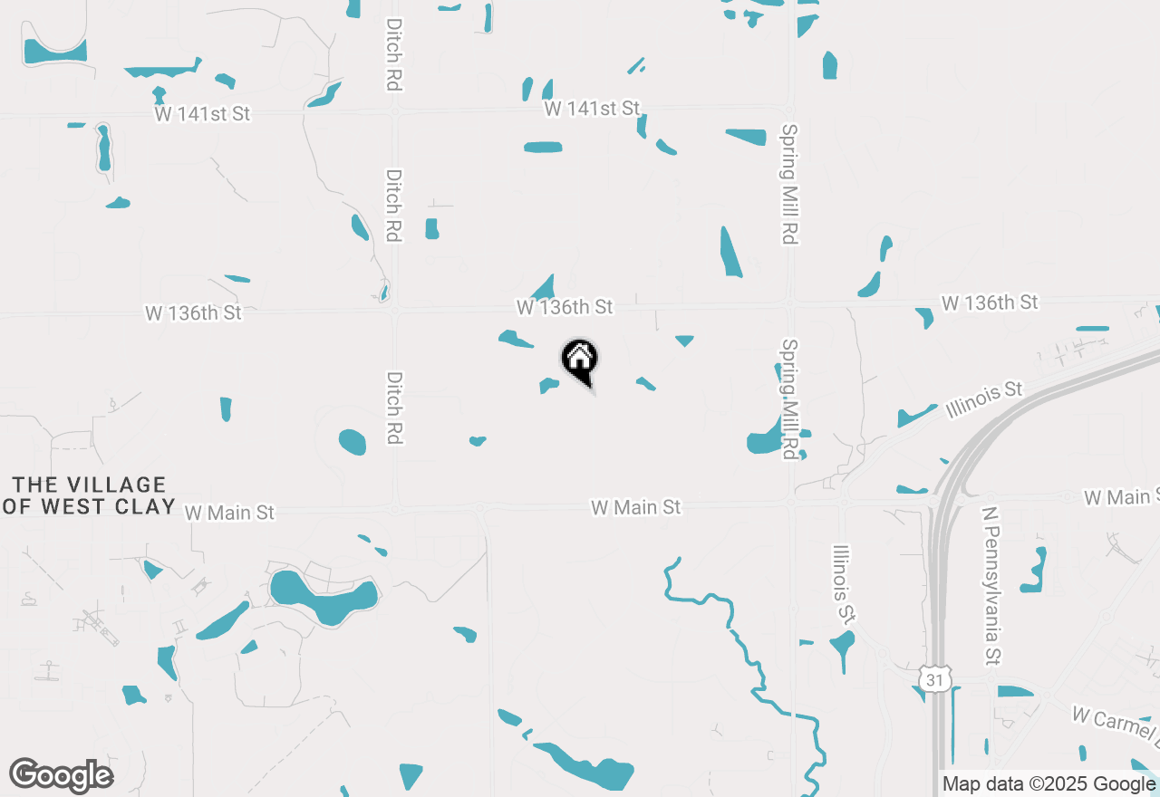 Map of 13388 Six Points Road, Carmel, IN 46032