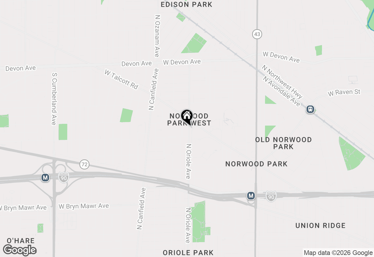 Map of 6028 N Oriole Avenue, Chicago, IL 60631