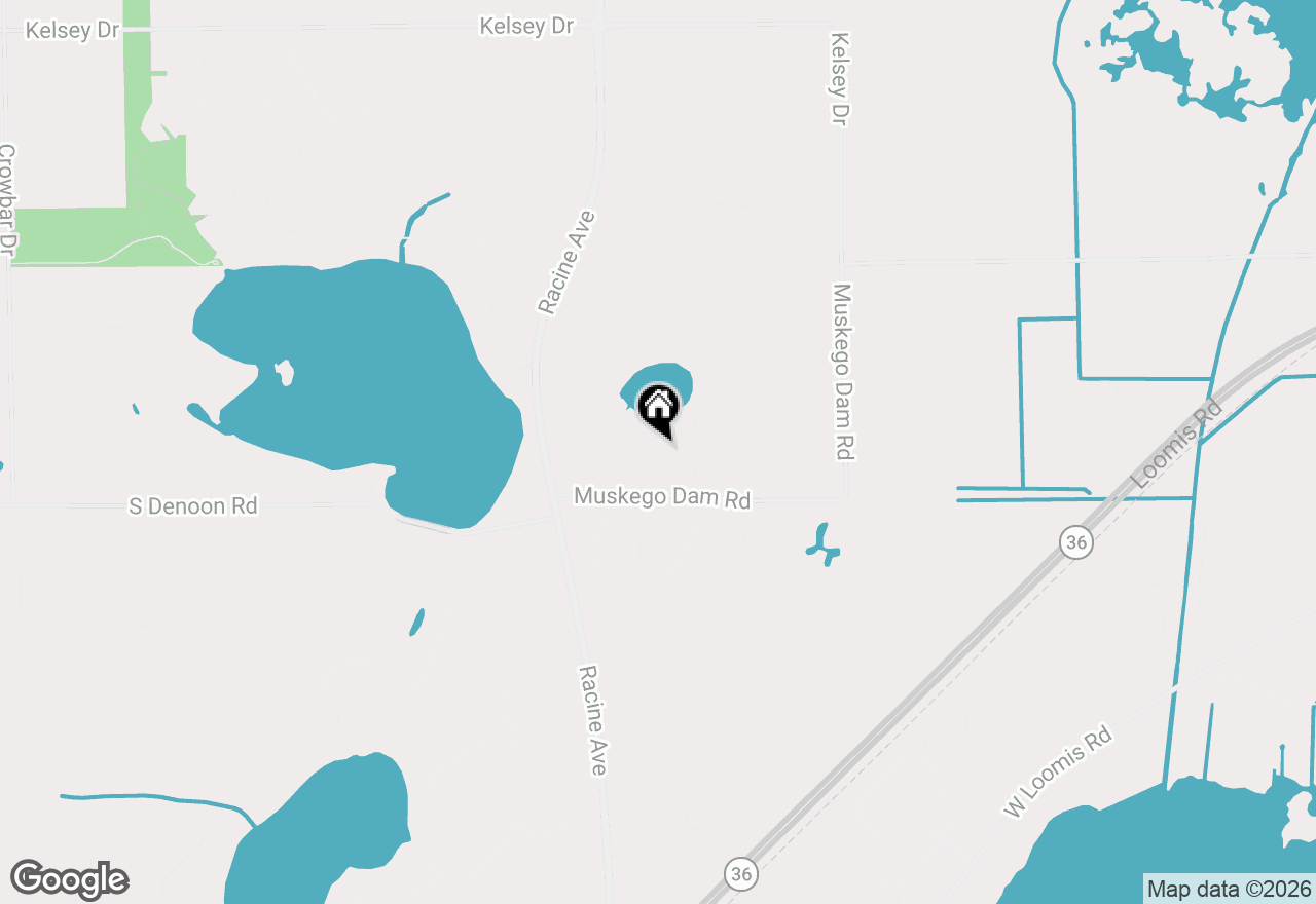 Map of S110W19414 Muskego Dam Dr, Muskego, WI 53150