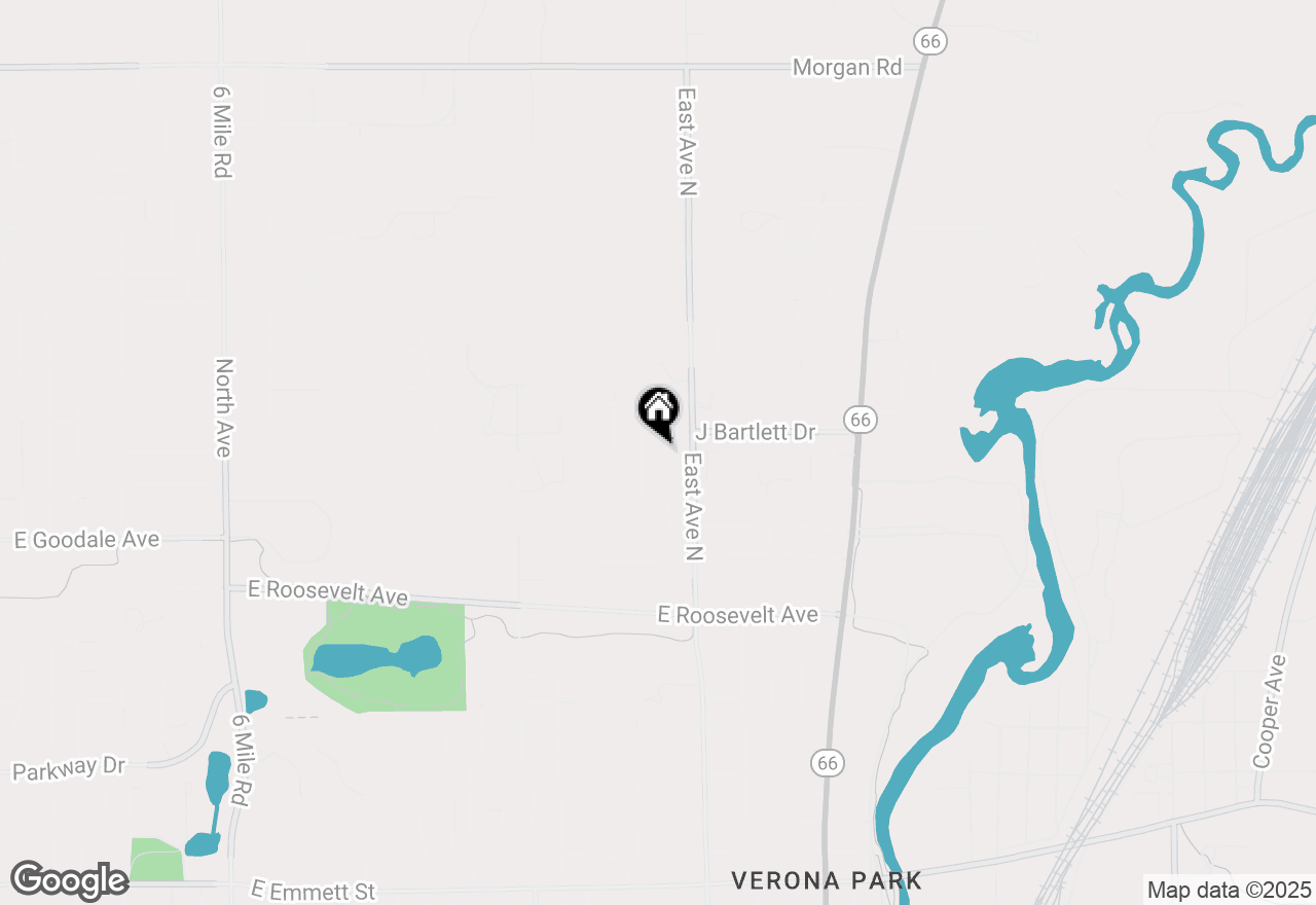 Map of 47 Thorncroft Avenue, Battle Creek, MI 49017