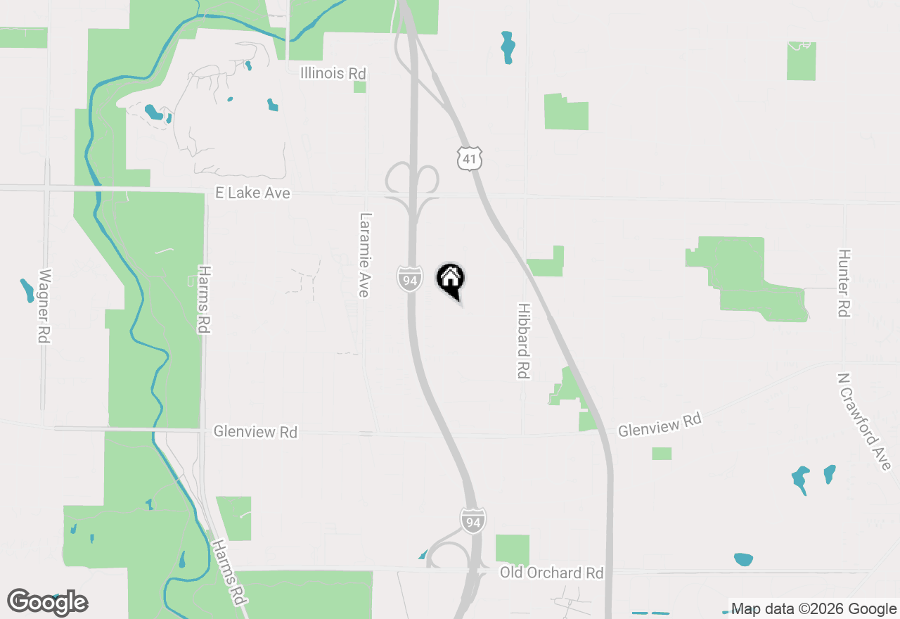 Map of 604 Lavergne Avenue, Wilmette, IL 60091