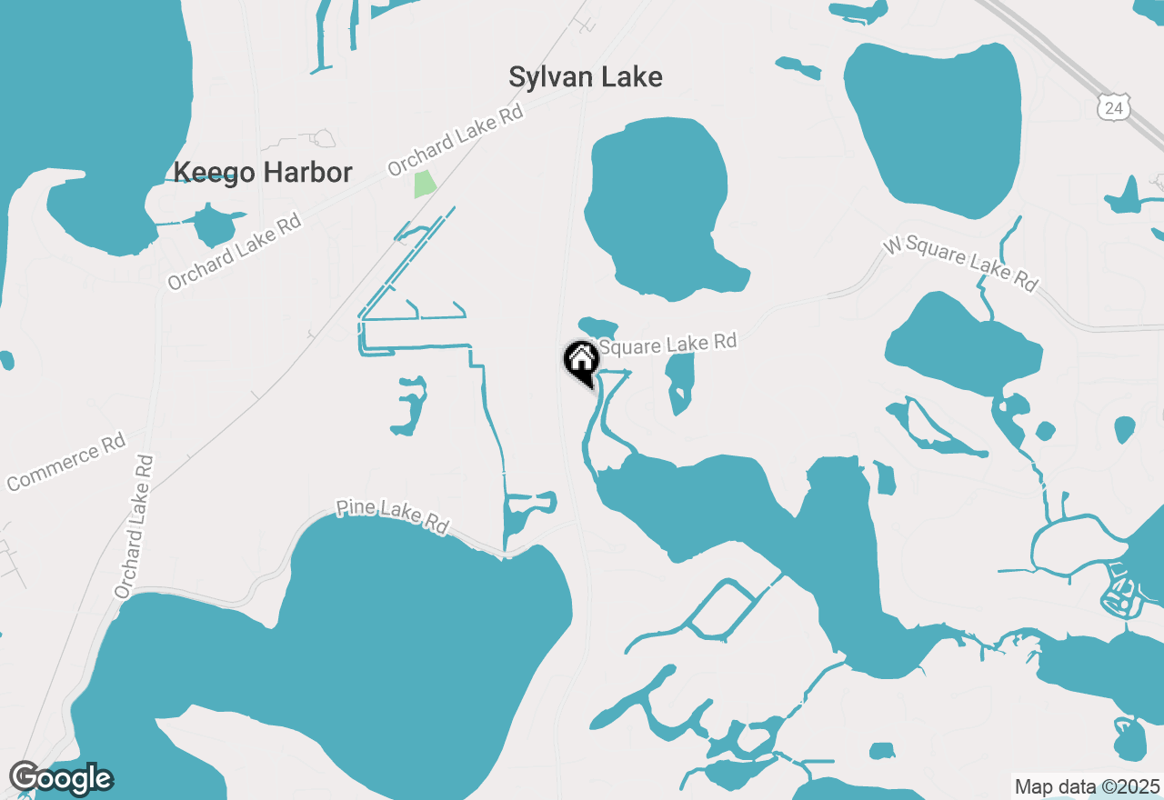 Map of 2665 Middlebelt Road, West Bloomfield, MI 48324