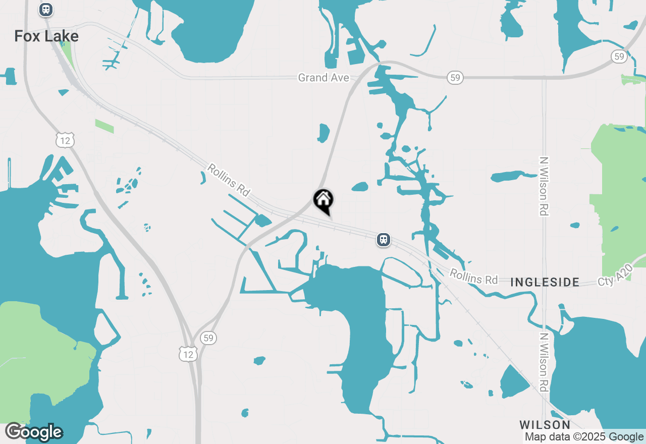 Map of 418 Rollins Road, Ingleside, IL 60041