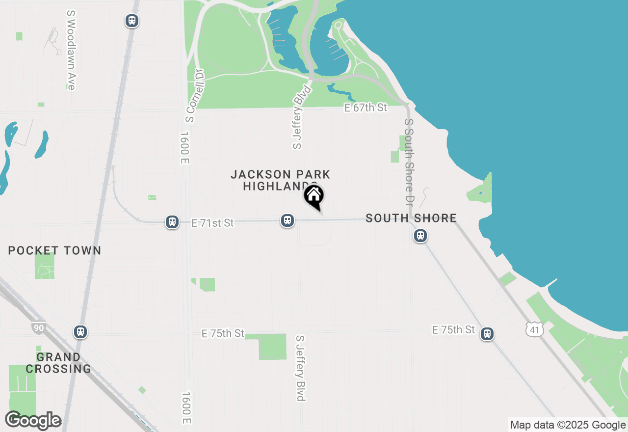 Map of 2030-2044 E 71st Street, Chicago, IL 60649