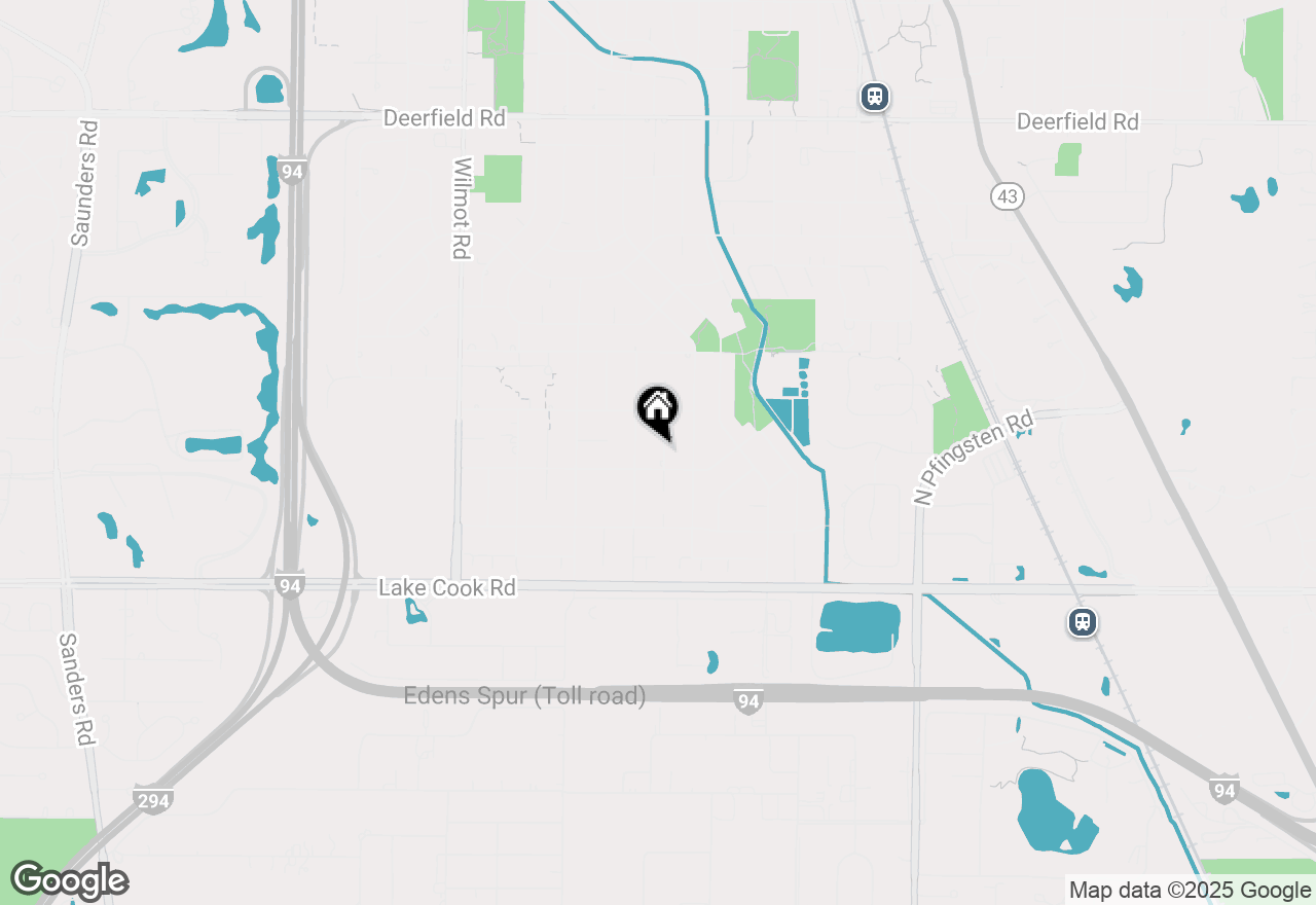 Map of 214 Burr Oak Avenue, Deerfield, IL 60015