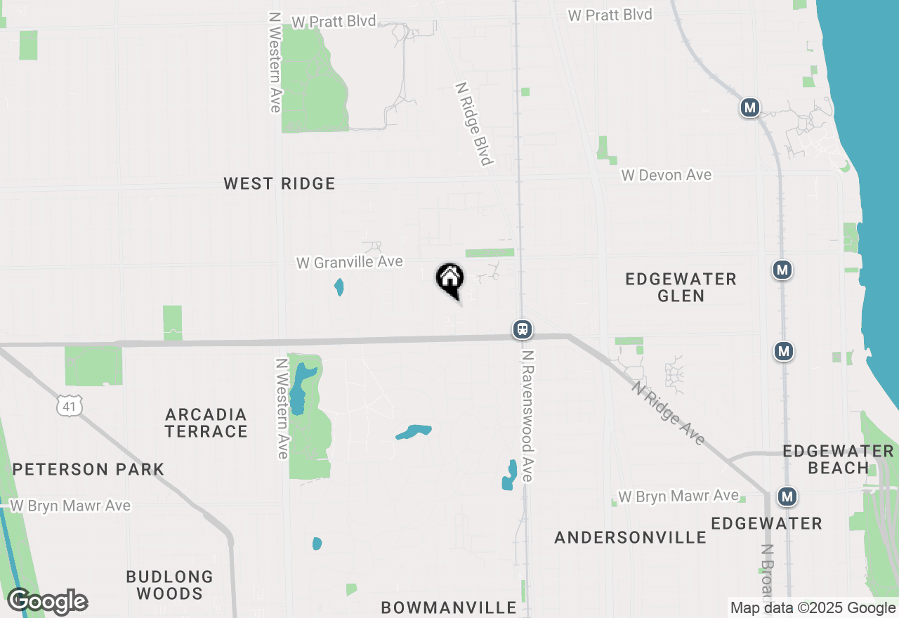 Map of 1958 W Norwood Street #4B, Chicago, IL 60660