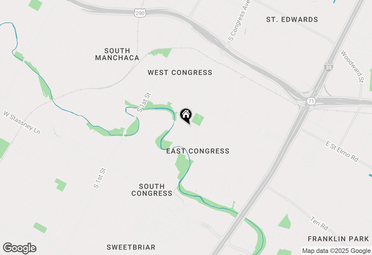 Map of 4801 S Congress Ave #D3, Austin, TX 78745