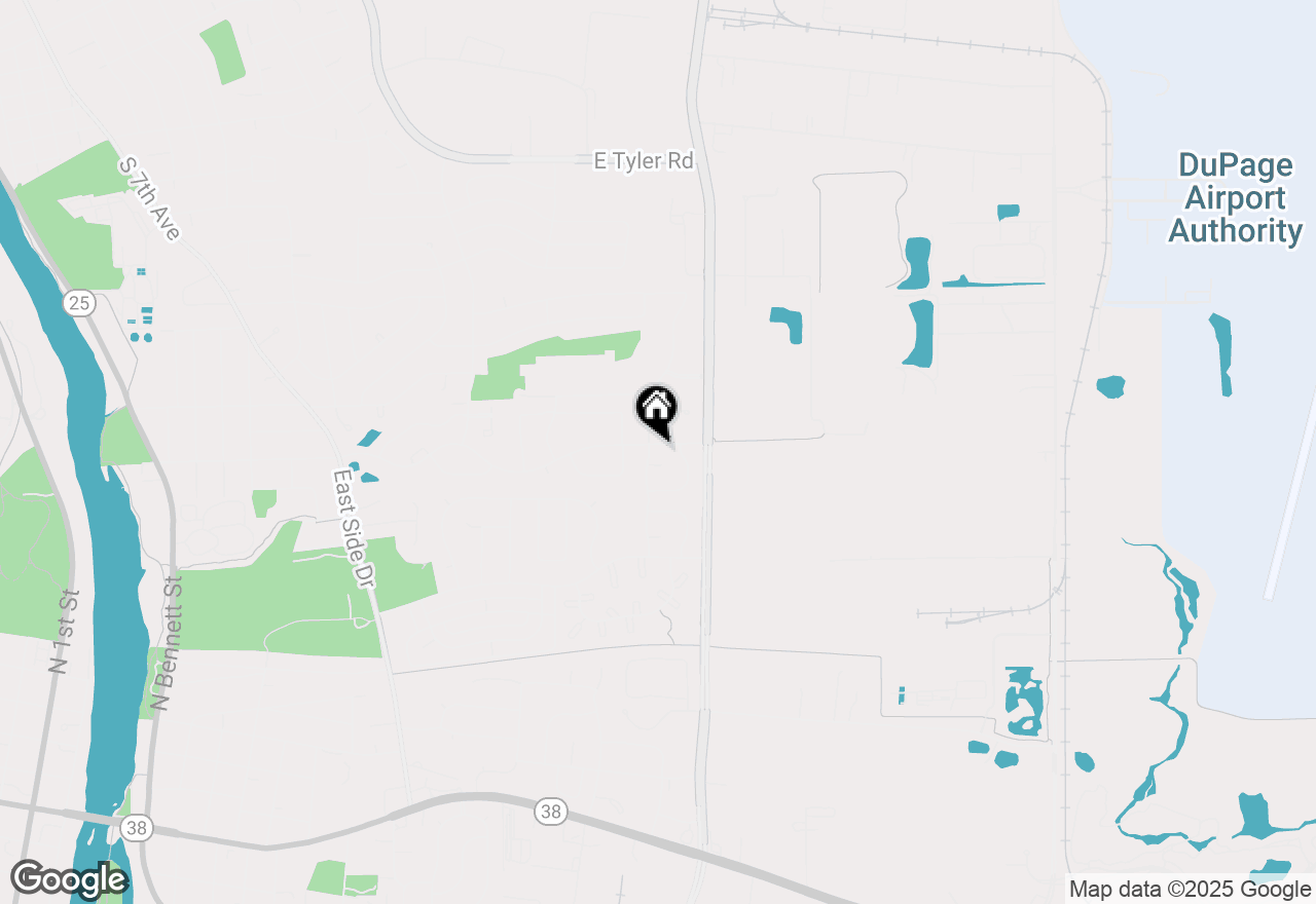 Map of 959 Chandler Avenue, Geneva, IL 60134