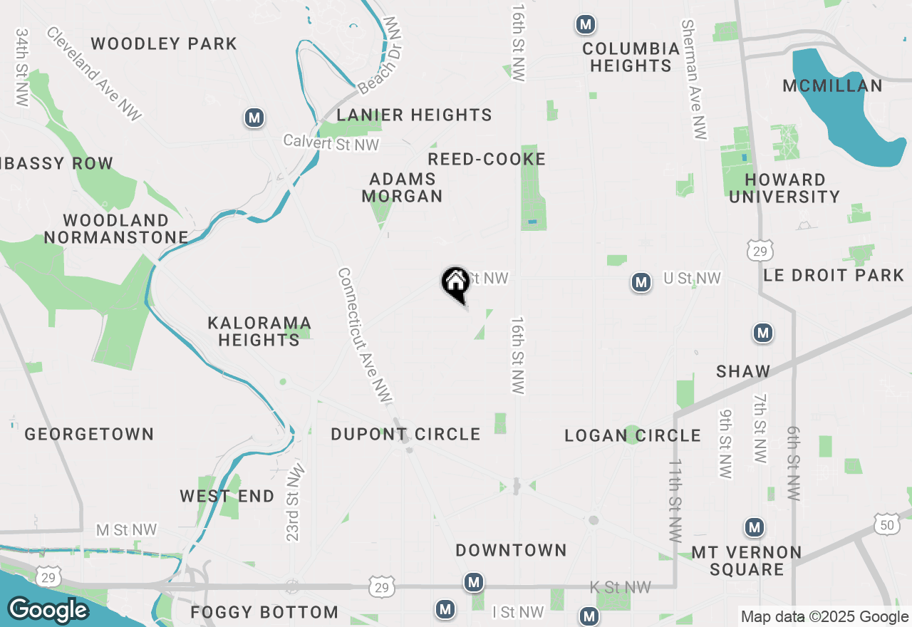 Map of 1750 T Street Nw #B, Washington, DC 20009