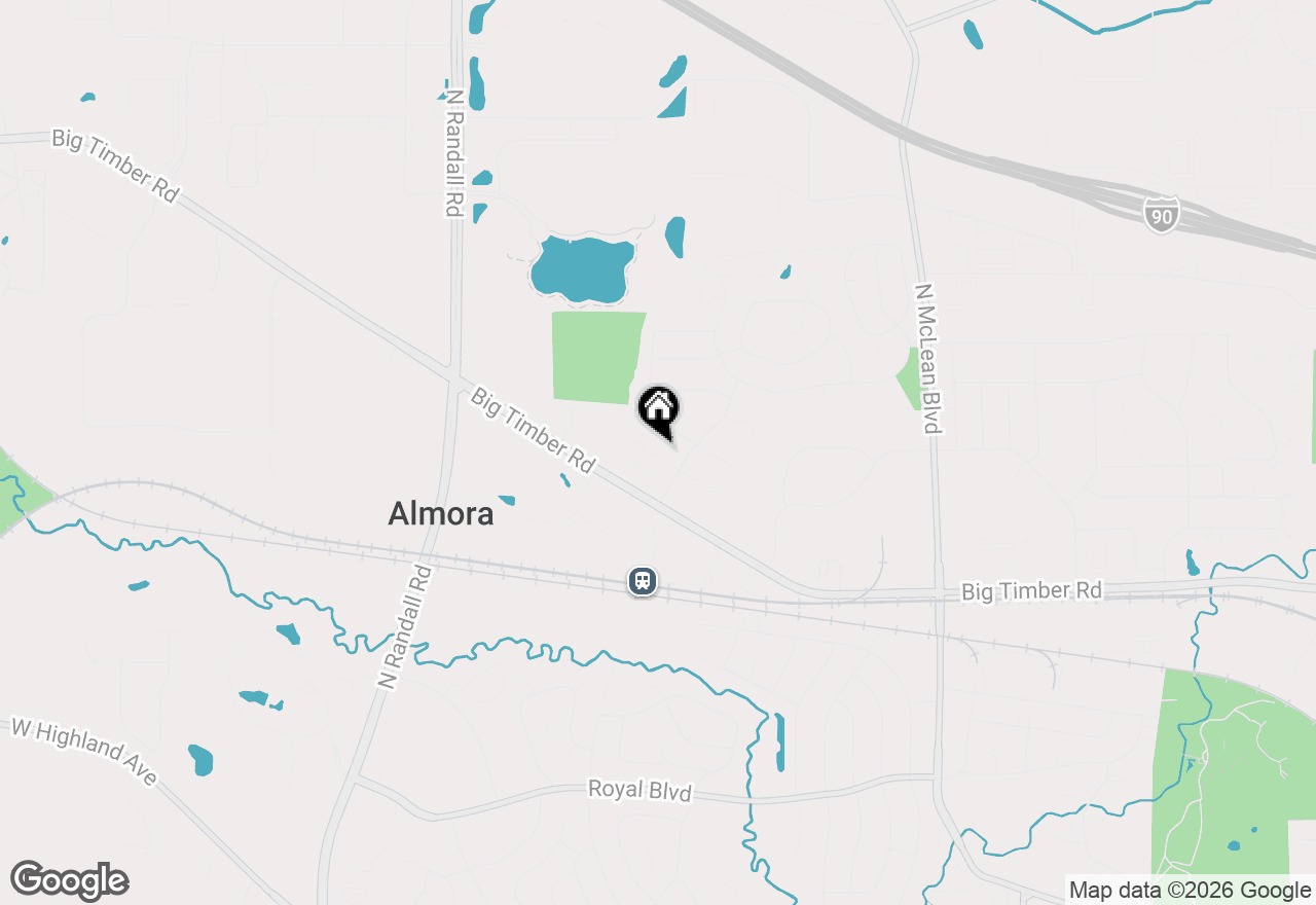 Map of 2016 Jeffrey Lane #2016, Elgin, IL 60123