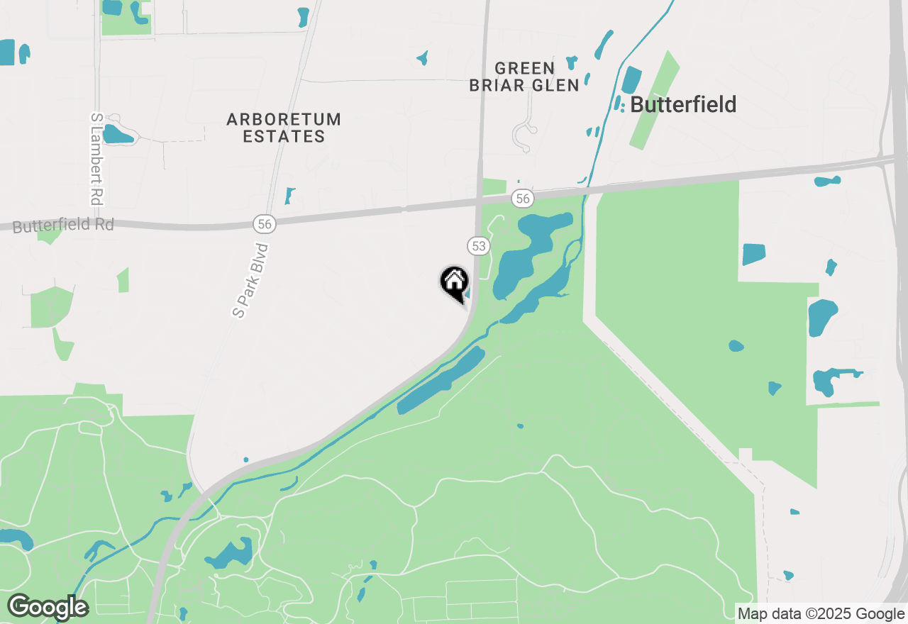 Map of 3S214 Arboretum Road, Glen Ellyn, IL 60137
