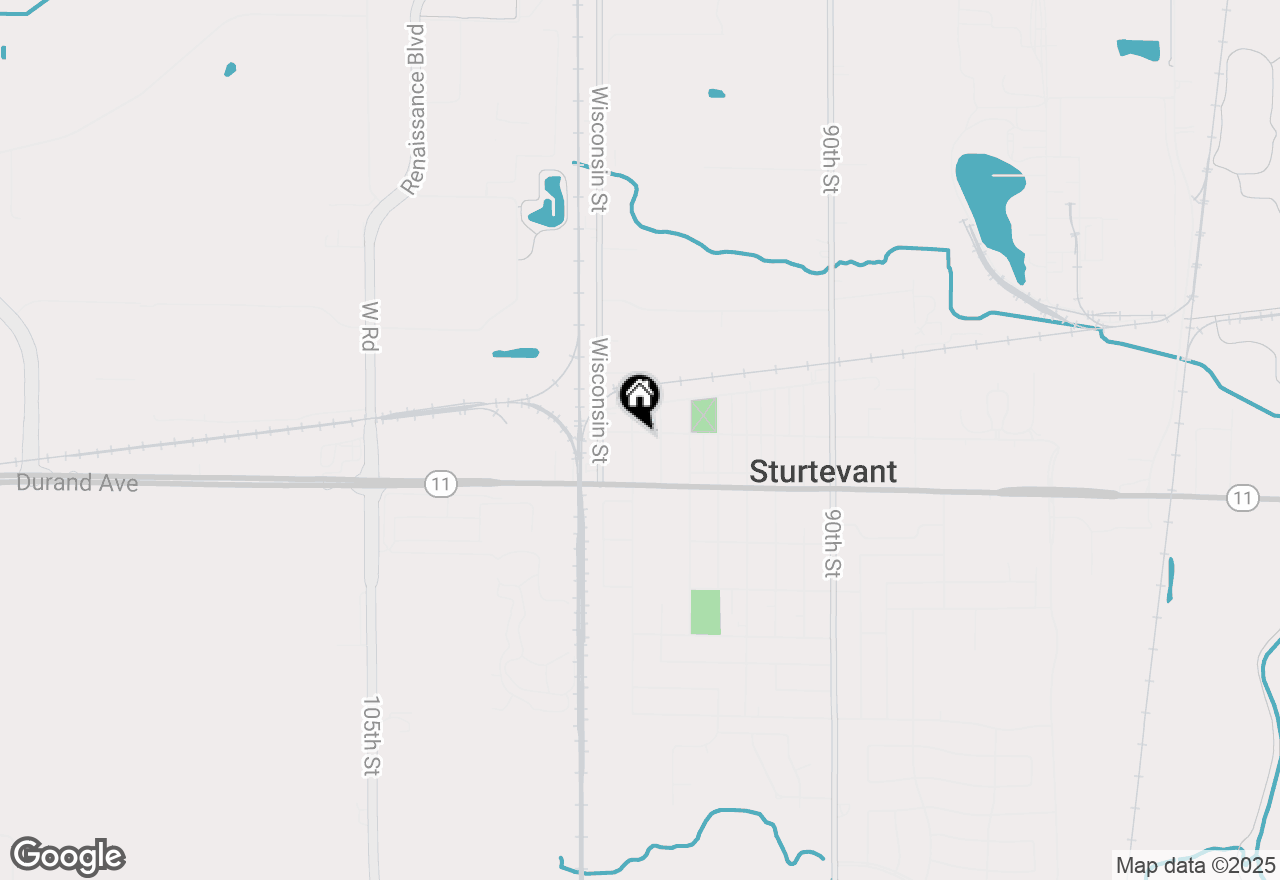 Map of 2905 97th St, Sturtevant, WI 53177