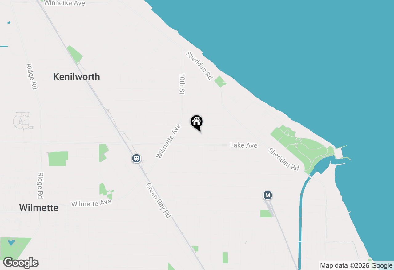 Map of 835 Forest Avenue, Wilmette, IL 60091