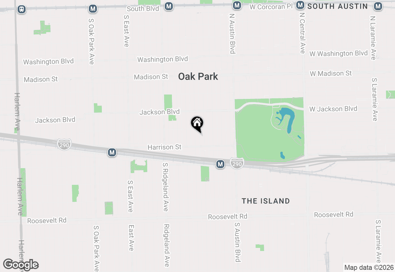 Map of 819 S Lombard Avenue, Oak Park, IL 60304