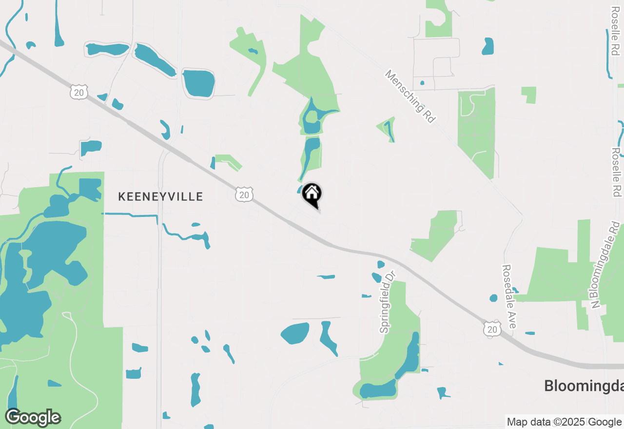 Map of 756 Rodenburg Road #2D, Roselle, IL 60172