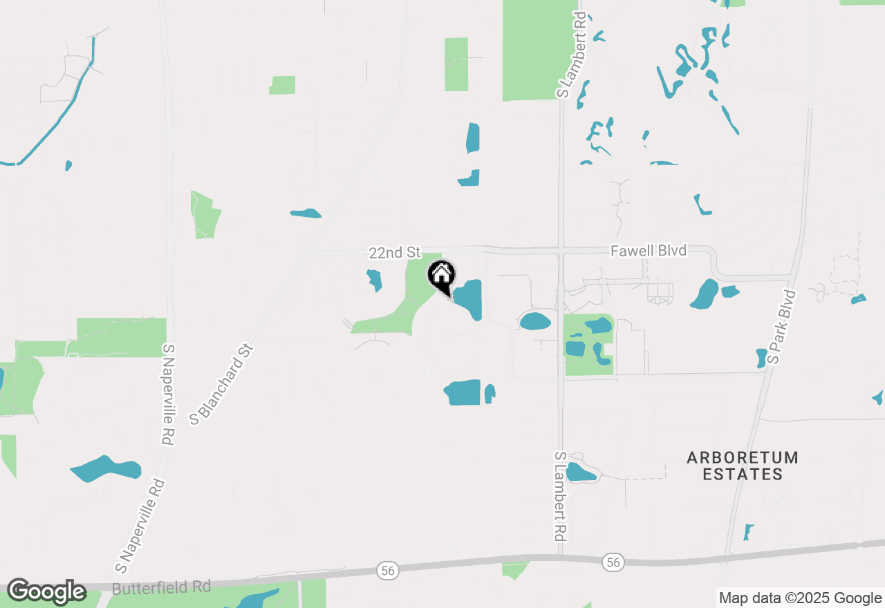 Map of 1703 Lakecliffe Drive #A, Wheaton, IL 60189