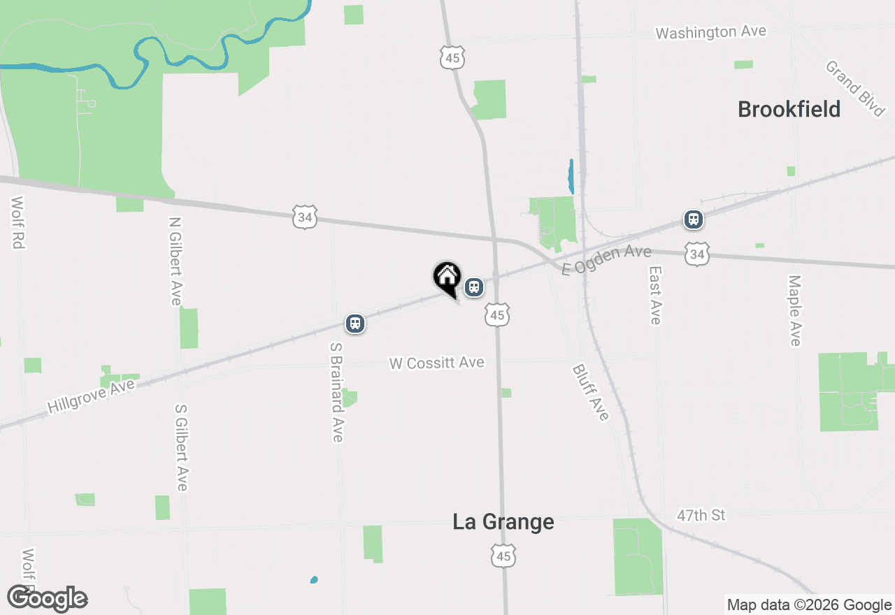 Map of 14 S Ashland Avenue #204, La Grange, IL 60525